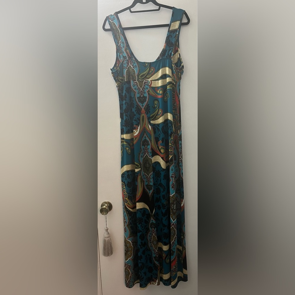 Live and let live multicolor maxi dress